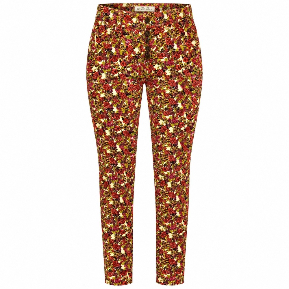 Free People Cottagecore Floral Corduroy Pants Womens Size 25 Boho Indie Sleaze